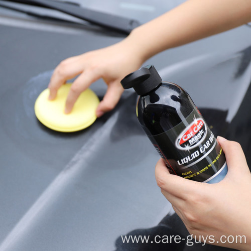 Liquid car wax car cleaning wax